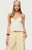 Edikted Women's Textured Iridescent Babydoll Halter Top - 0731609691086