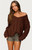 Edikted Women's Inga Oversized Cable Knit Sweater - 0740609690114
