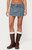 Edikted Women's Keiko Studded Denim Mini Skirt - 0840609690498
