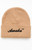Awake NY Men's Tan Script Logo Beanie - 0642603440031