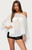 Edikted Women's Sheer Chiffon Asymmetric Poncho - 0731609691201