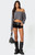Edikted Women's Studded Belt Denim Micro Shorts - 0829609690032