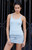 John Galt Women's Light Blue Beyonca Ribbed Tank Top - 0704601600148