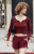 John Galt Women's Burgundy Logan Shorts - 0842601600022