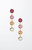 Ettika Women's Four the Money Dangle Earrings - 0656603130029