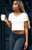 John Galt Women's White V-Neck T-Shirt - 0704601600718
