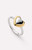 Ana Luisa Women's Camelia Heart Ring - 0656611070052