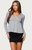Edikted Women's Kenzie Long Sleeve Babydoll Top - 0731609691245