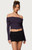 Edikted Women's Lauren Knit Fold Over Top - 0740609690232