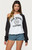 Edikted Women's San Diego Off Shoulder Raglan Sweatshirt - 0751609690133