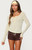 Edikted Women's Ria Sheer Long Sleeve Henley Top - 0702609690211