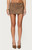 Edikted Women's Karly Faux Leather Mini Skort - 0840609690352