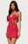 Edikted Women's Annalee Backless Beaded Chiffon Mini Dress - 0870609690452