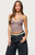 Edikted Women's Bettie Contrast Gingham Top - 0712609690623