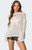 Edikted Women's Seeing Stars Oversized Sweater - 0740609690001