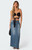 Edikted Women's Zia Ribbed Ring Tie Crop Top - 0731609690028