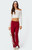 Edikted Women's Remy Bow Ribbon Track Pants - 0850609690008