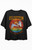 Women's Led Zeppelin US Tour 1975 Cropped T-Shirt - 0702603580082