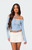 Edikted Women's Jane Tie Front Knit Top - 0731609690092