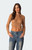 Edikted Women's Sheer Loose Knit Asymmetric Top - 0731609690117