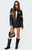 Edikted Women's Rockstar Oversized Faux Leather Jacket - 0760609690006