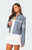 Edikted Women's Rockstar Oversized Faux Leather Jacket - 0760609690006