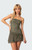 Edikted Women's Evelin Ruched Hem Mini Dress - 0870609690041