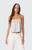 Edikted Women's Caroline Tie Front Strapless Top - 0731609690152