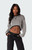 Edikted Women's Gwenyth Textured Cropped Sweater - 0740609690030