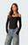 Edikted Women's Model Off Duty Ribbed Bodysuit - 0870609690059