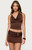 Edikted Women's Isaiah Abstract Ring Halter Top - 0731609691221