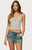 Edikted Women's Lovina Textured Striped Halter Top - 0731609691025