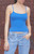 John Galt Women's Electric Blue Skylar Tank Top - 0704601601720