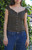 John Galt Women's Green Elena Top - 0791601600260