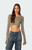 Edikted Women's Sheer Raw Hem Crop Top - 0731609690168