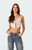 Edikted Women's Confetti Sequin Open Back Crop Top - 0731609690176