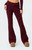 Edikted Women's Ray Cable Knit Flared Pants - 0850609690014