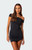 Edikted Women's Sandy Asymmetric Mini Dress - 0870609690088