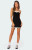 Edikted Women's Lace Trim Ribbed Mini Dress - 0870609690102