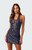 Edikted Women's Fiia Lace Up Faux Leather Mini Dress - 0870609690104