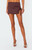Edikted Women's Bea Bow Ribbon Slit Satin Mini Skirt - 0840609690101