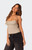 Edikted Women's Linen Open Back Tank Top - 0731609690337