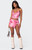 Edikted Women's Wanda Printed Mesh Ruffle Mini Skirt - 0840609690130
