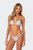Edikted Women's Didi Distressed Denim Triangle Bikini Top - 0825609690019