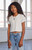 Pacsun Kids Kids Brushed Solid Ribbed Skimmer T-Shirt - 0783461580012