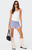 Edikted Women's Patty Striped Lace Trim Shorts - 0821609690078