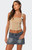 Edikted Women's Textured Bustier Top - 0712609690128