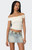Edikted Women's Crisscross Off Shoulder Top - 0712609690143