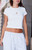 John Galt Women's Ashlyn Deer Cropped T-Shirt - 0790601600204