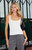 John Galt Women's White Sweater Tank Top - 0704601601325